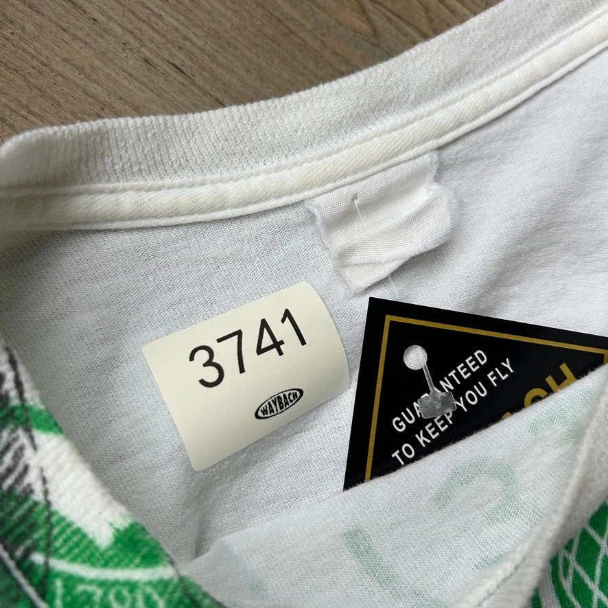 VINTAGE 90s | Hundred Dollar Bill All Over Print T-Shirt sz L/XL