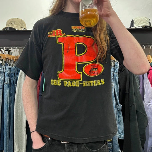 VINTAGE 90s | Mr. P Only Pounds Please The Pace-Setters T-Shirt sz M/L