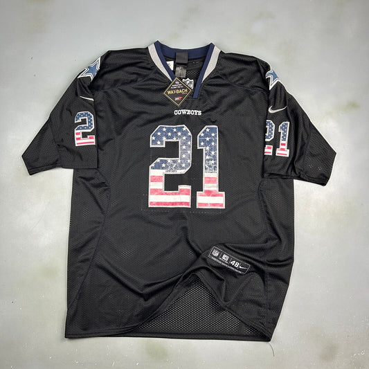VINTAGE Nike Dallas Cowboys Football On field Jersey #21 sz L-XL Men Adult