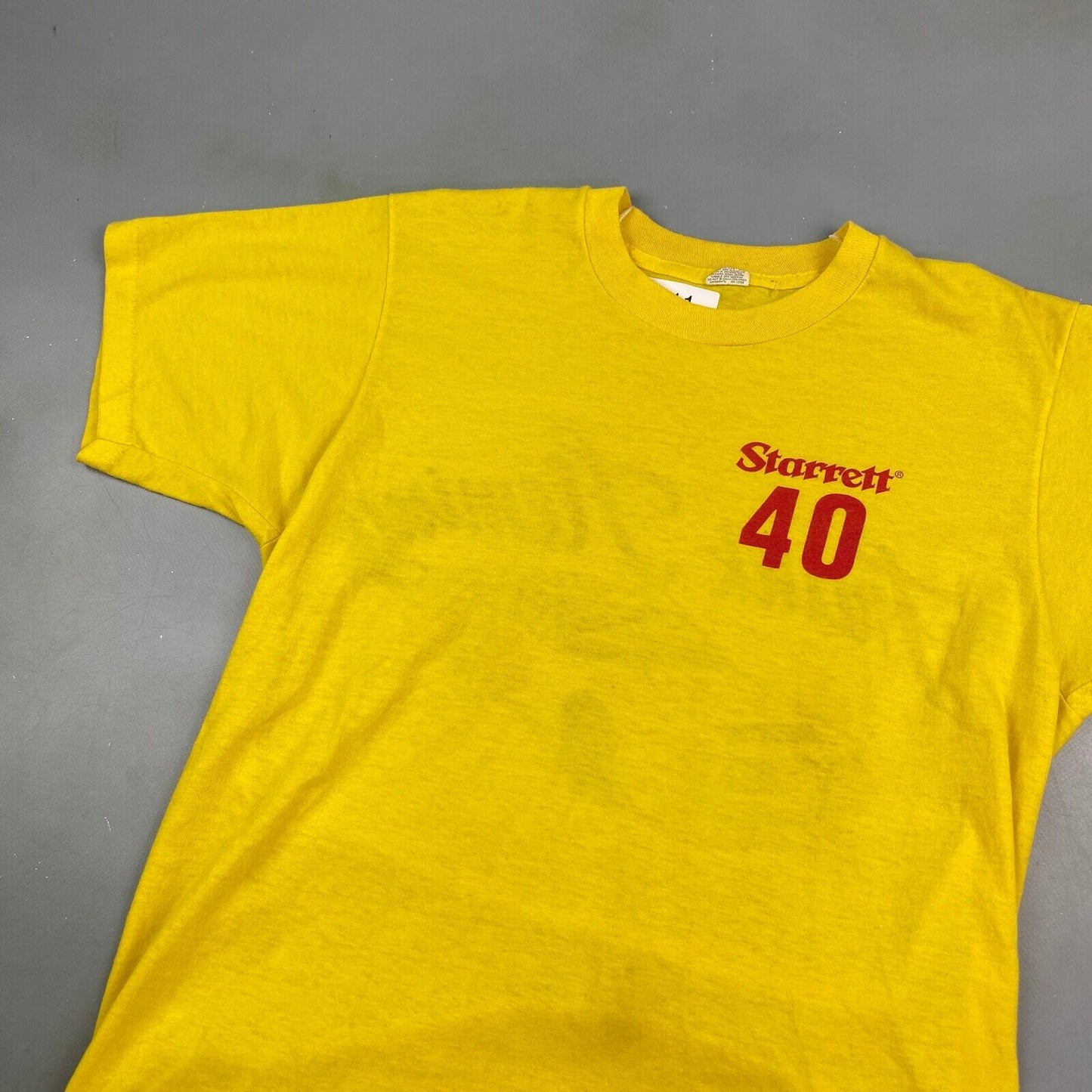 VINTAGE 80s Frank Fleming Starret Racing Auto T-Shirt sz Medium Men