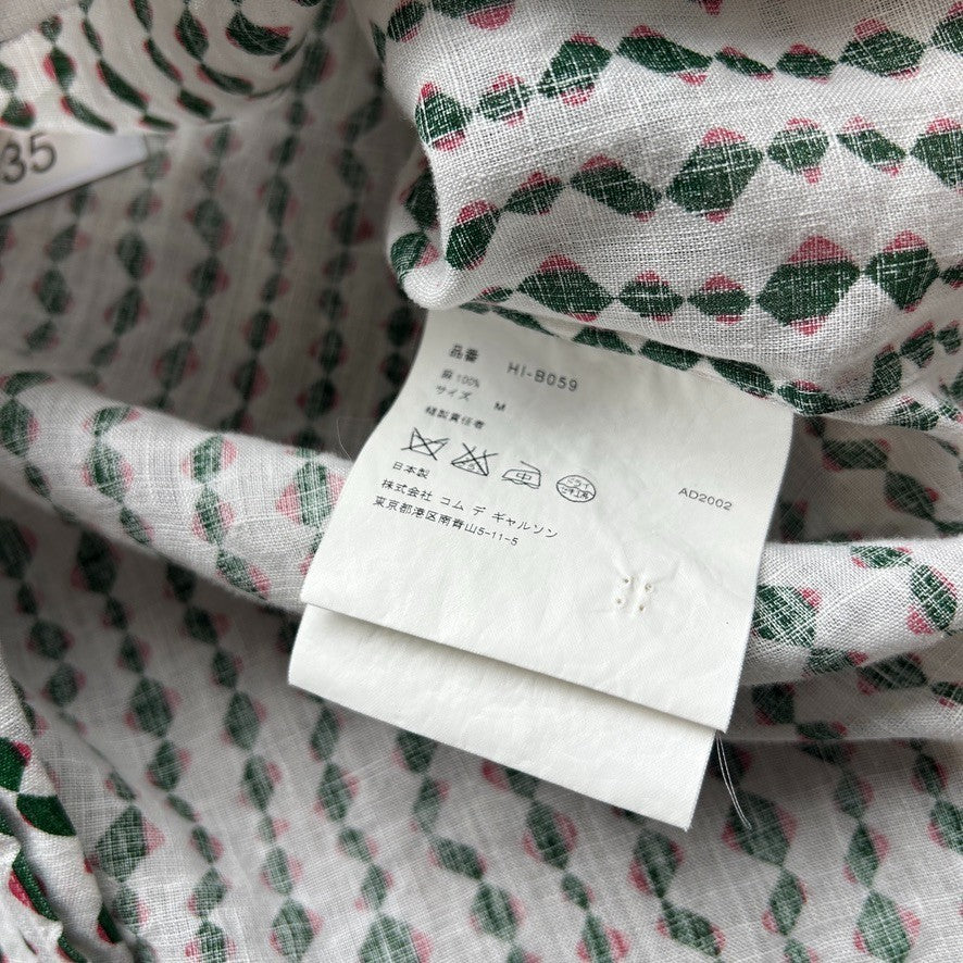2002 Comme Des Garcons Homme | Linen Button Down Shirt sz M