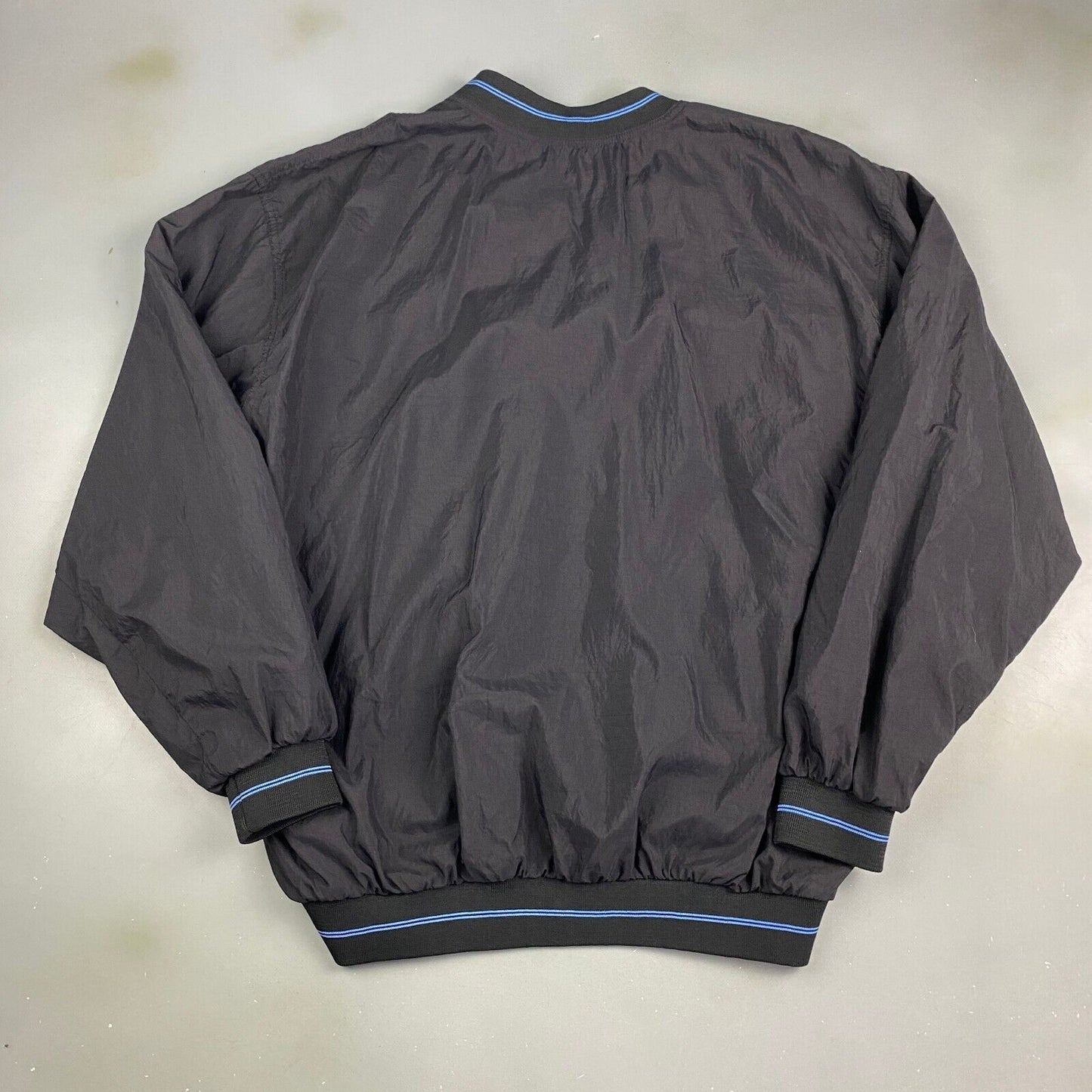VINTAGE 90s Olympics IBM Black Pullover Windbreaker Jacket sz XL Adult