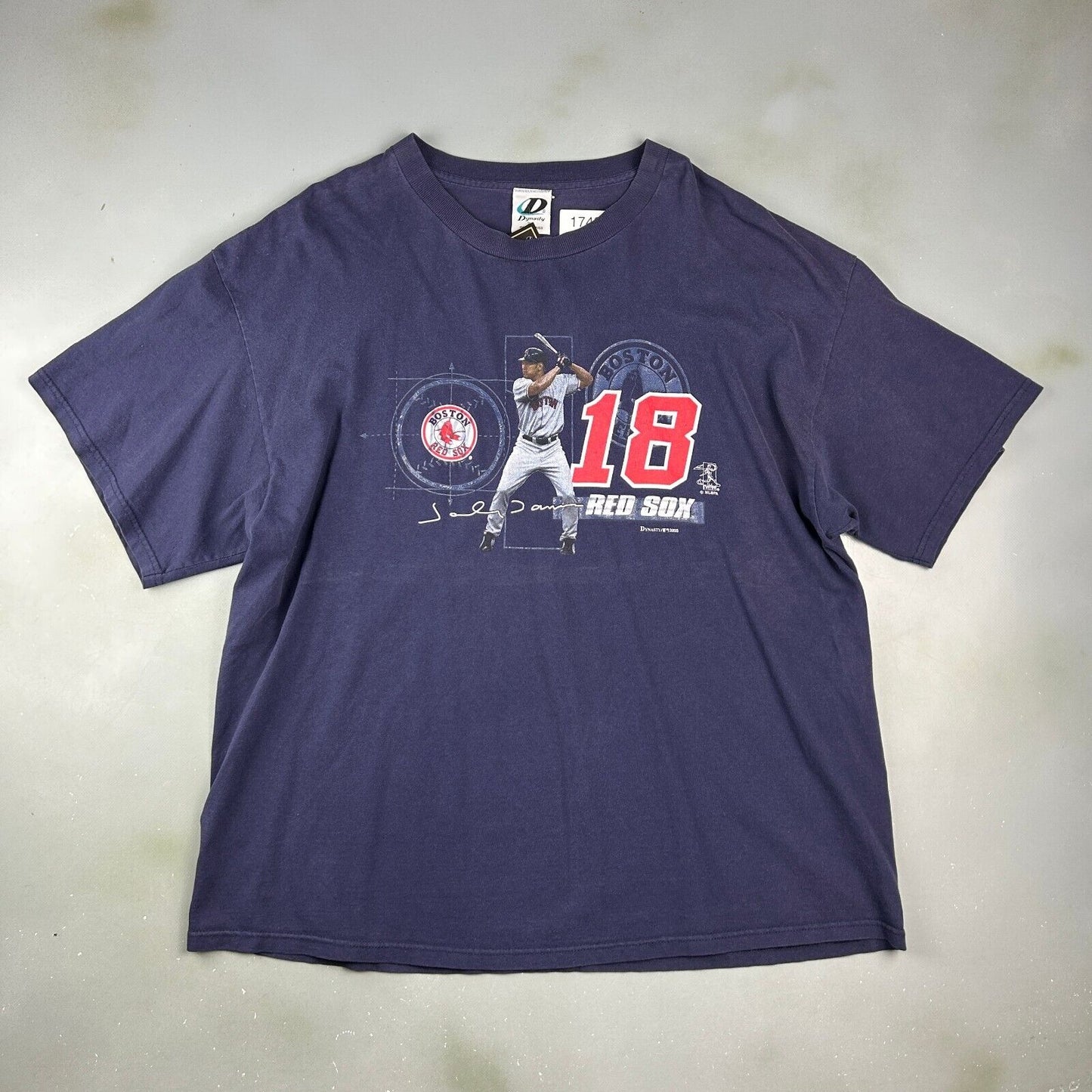 VINTAGE 05' | Boston RED SOX mlb Baseball Player T-Shirt sz XXL Adult