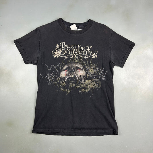 VINTAGE Bullet For My Valentine Black Band T-Shirt sz Small Adult