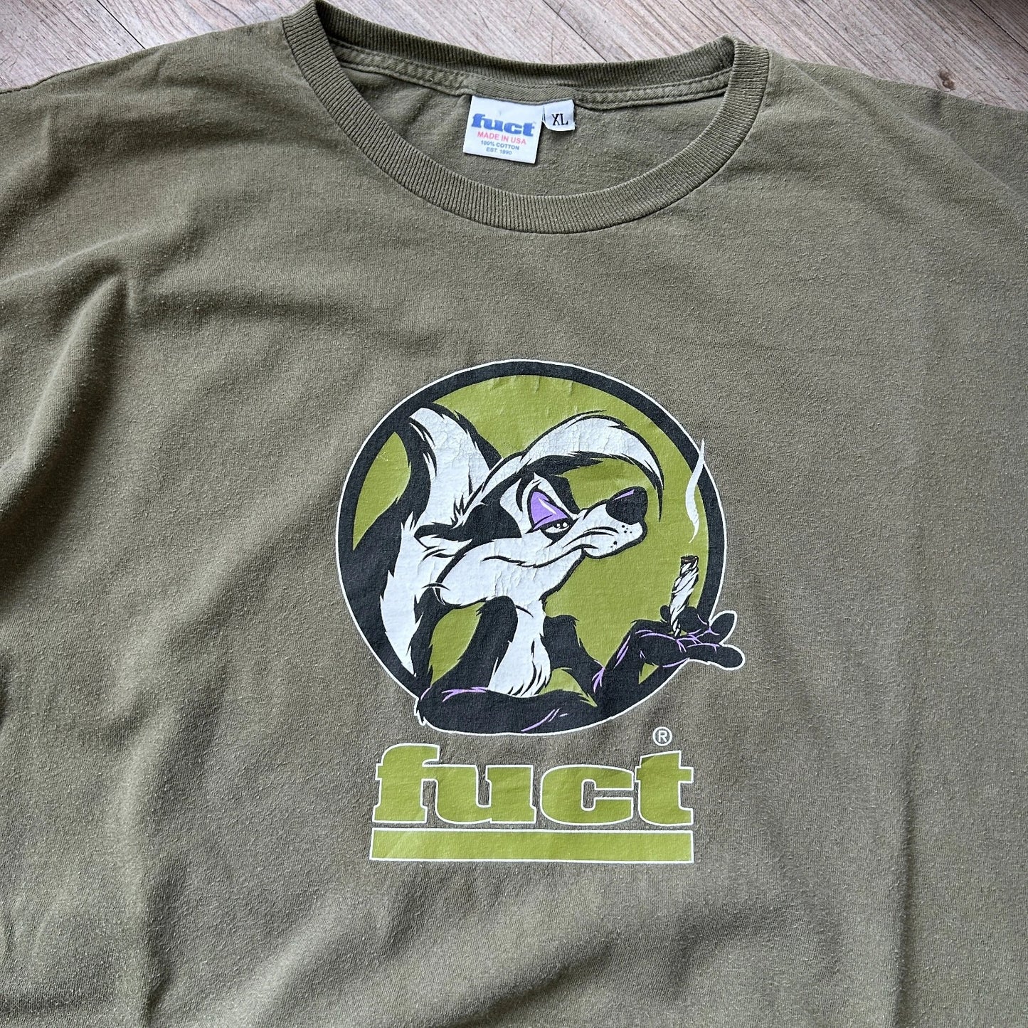 FUCT | Pepe Le Pew Skunk T-Shirt sz XL