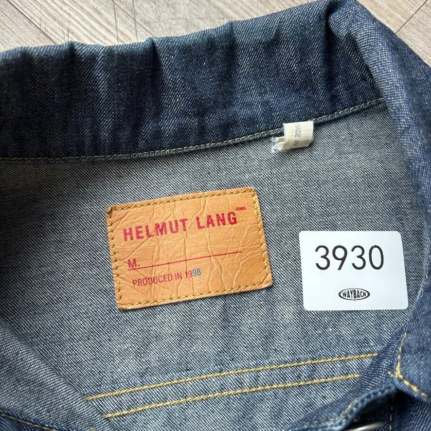VINTAGE 90s | Helmut Lang Denim Trucker Jean Jacket sz 38 S