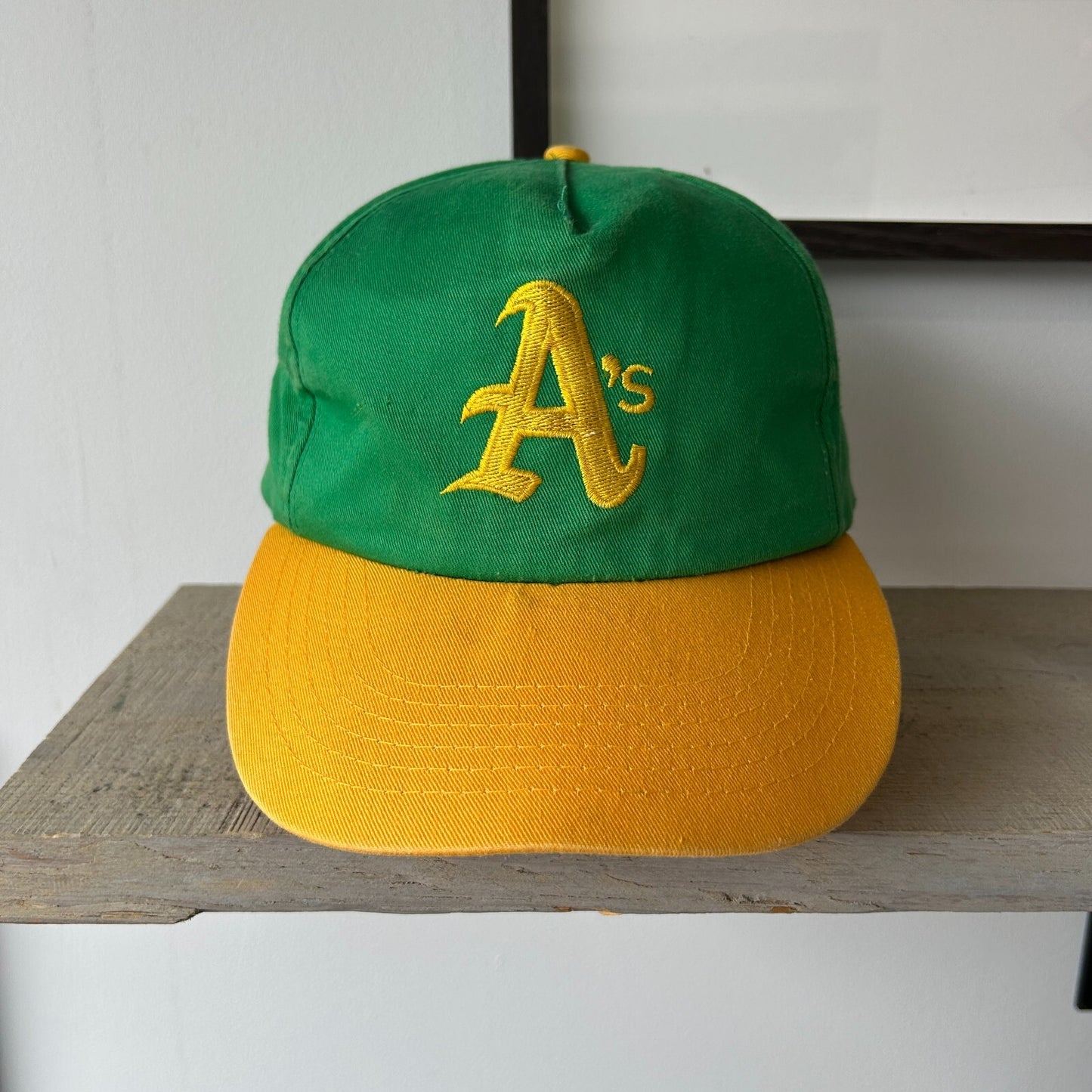 VINTAGE 80s 90s | Oakland Athletics Baseball Snapback Hat sz OS