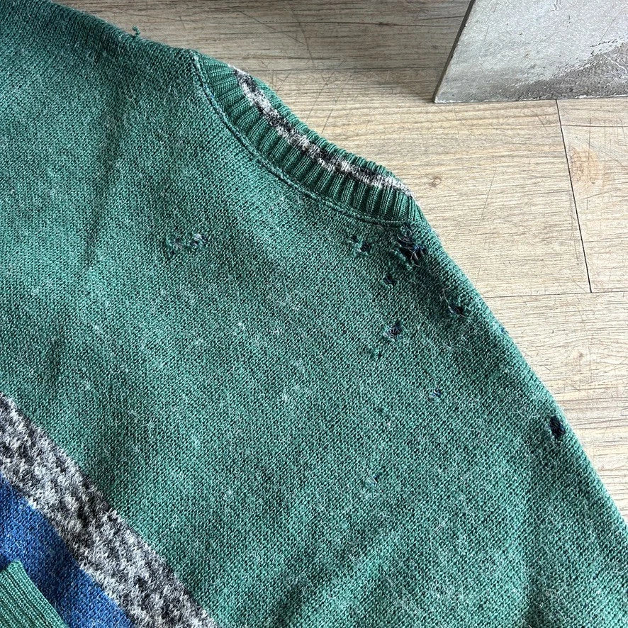 Gianni VERSACE 1980s | Vintage Wool Knit Sweater sz 48 L