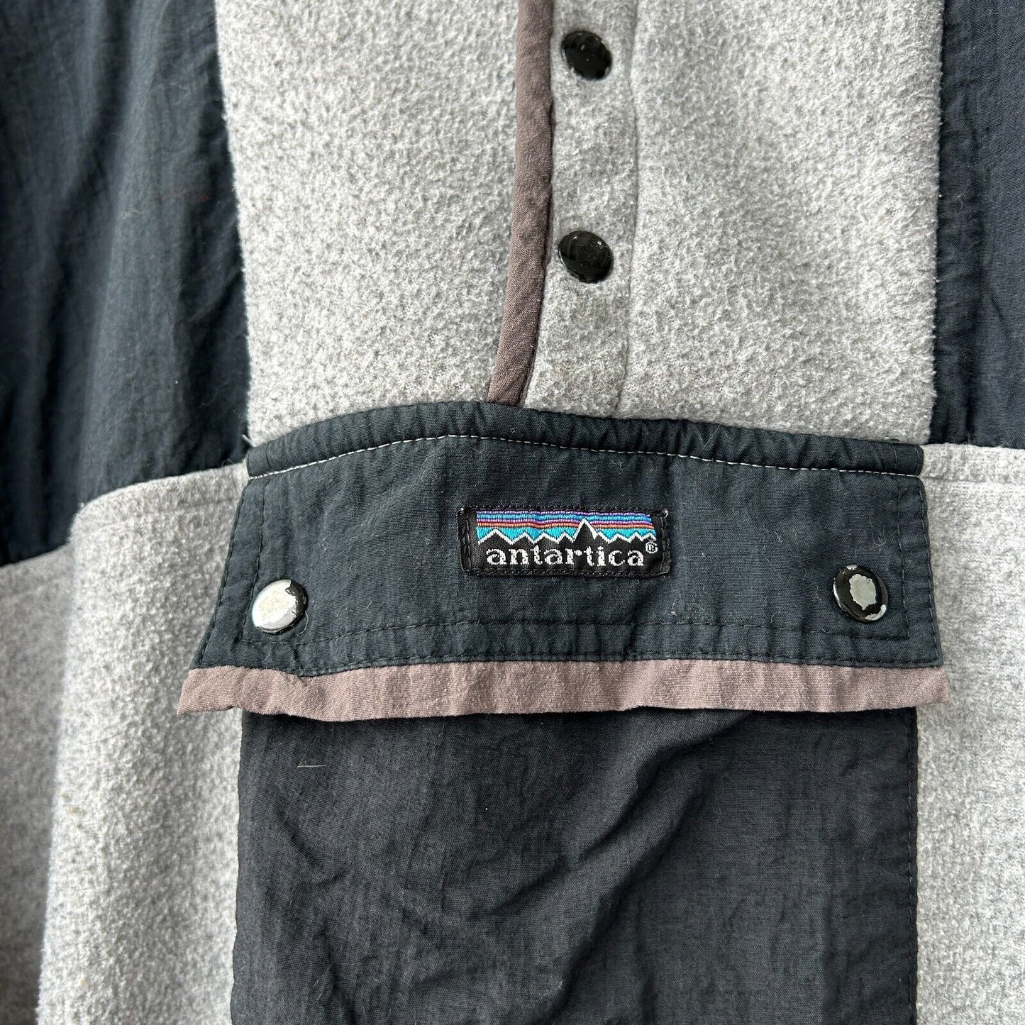 VINTAGE | Antartica 1/4 Snap Technical Fleece Sweater sz L