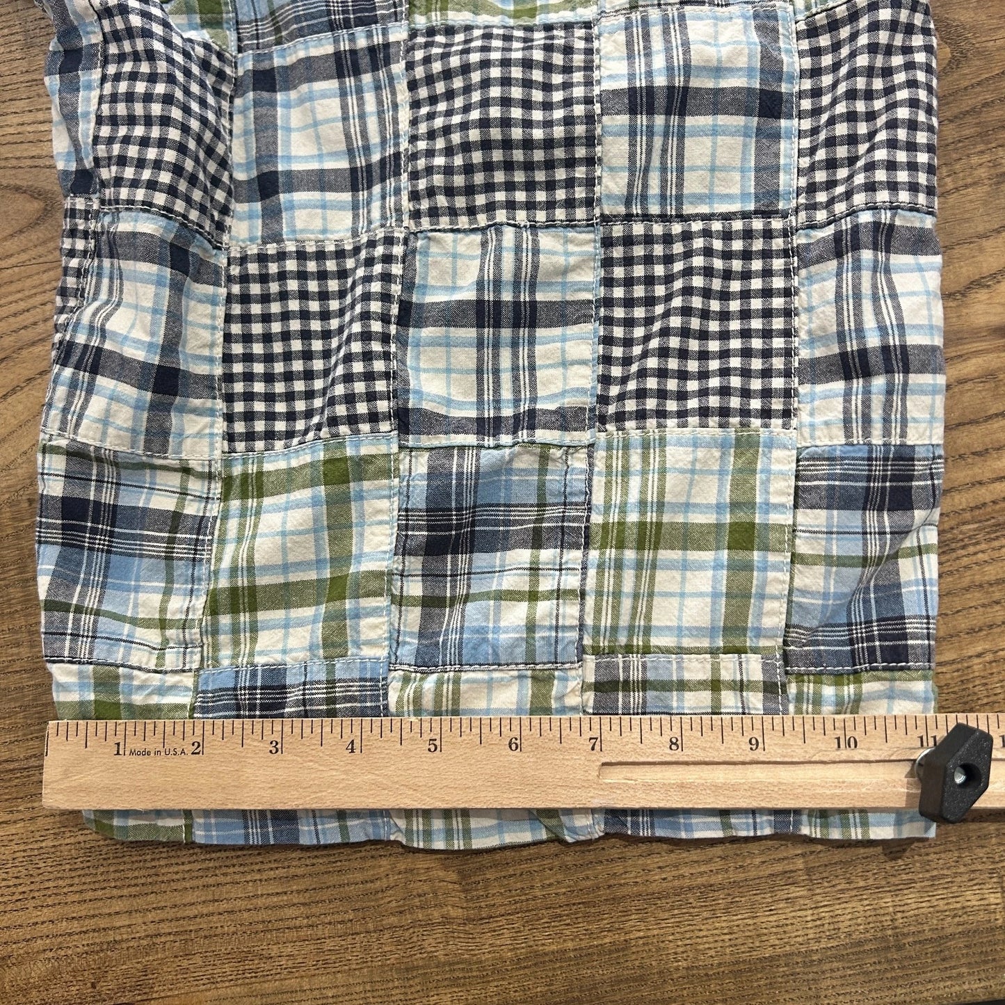 VINTAGE | Madras Plaid Loose Fit Y2K Shorts sz W33