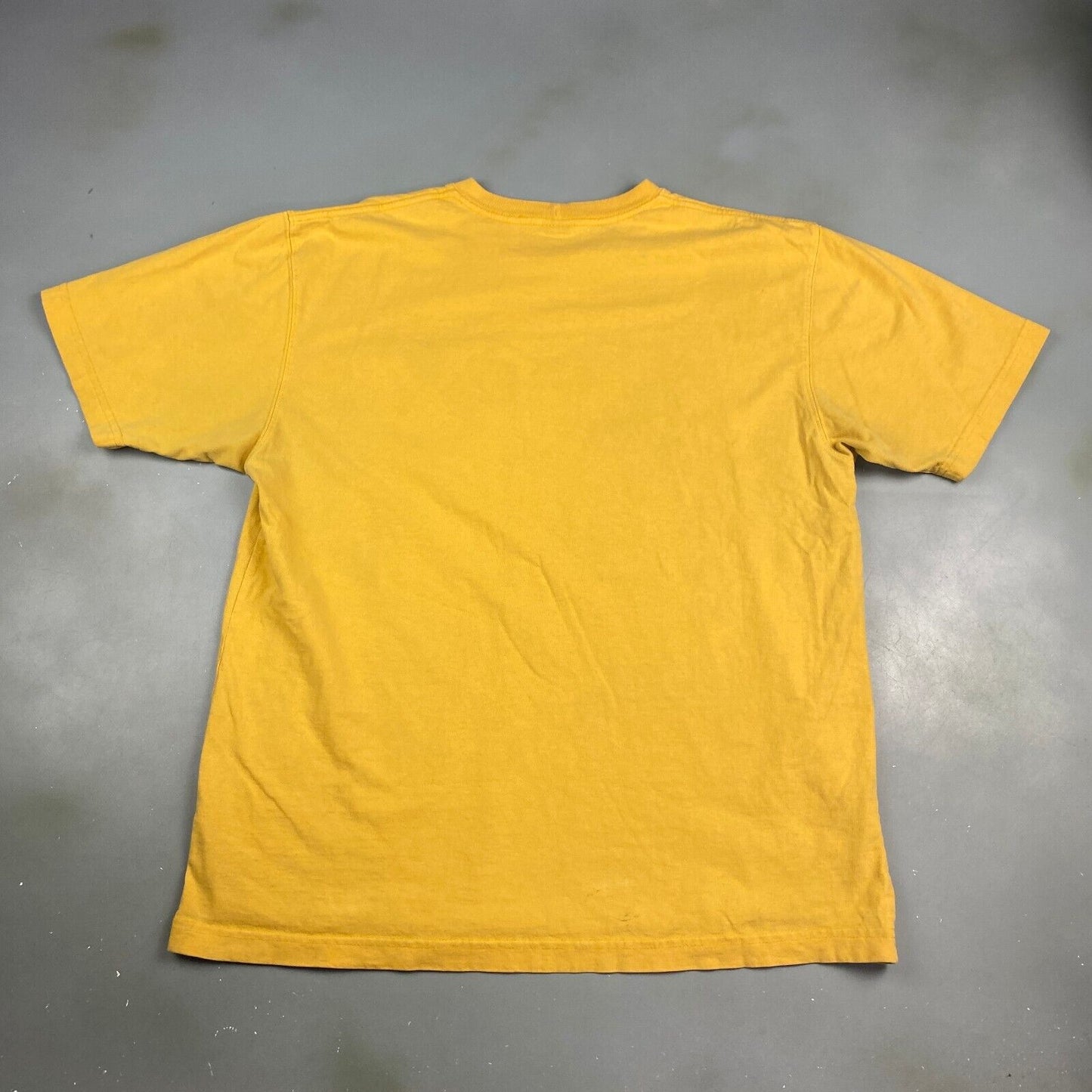 VINTAGE Carhartt Sm Logo Yellow Pocket T-Shirt sz Large Men Adult