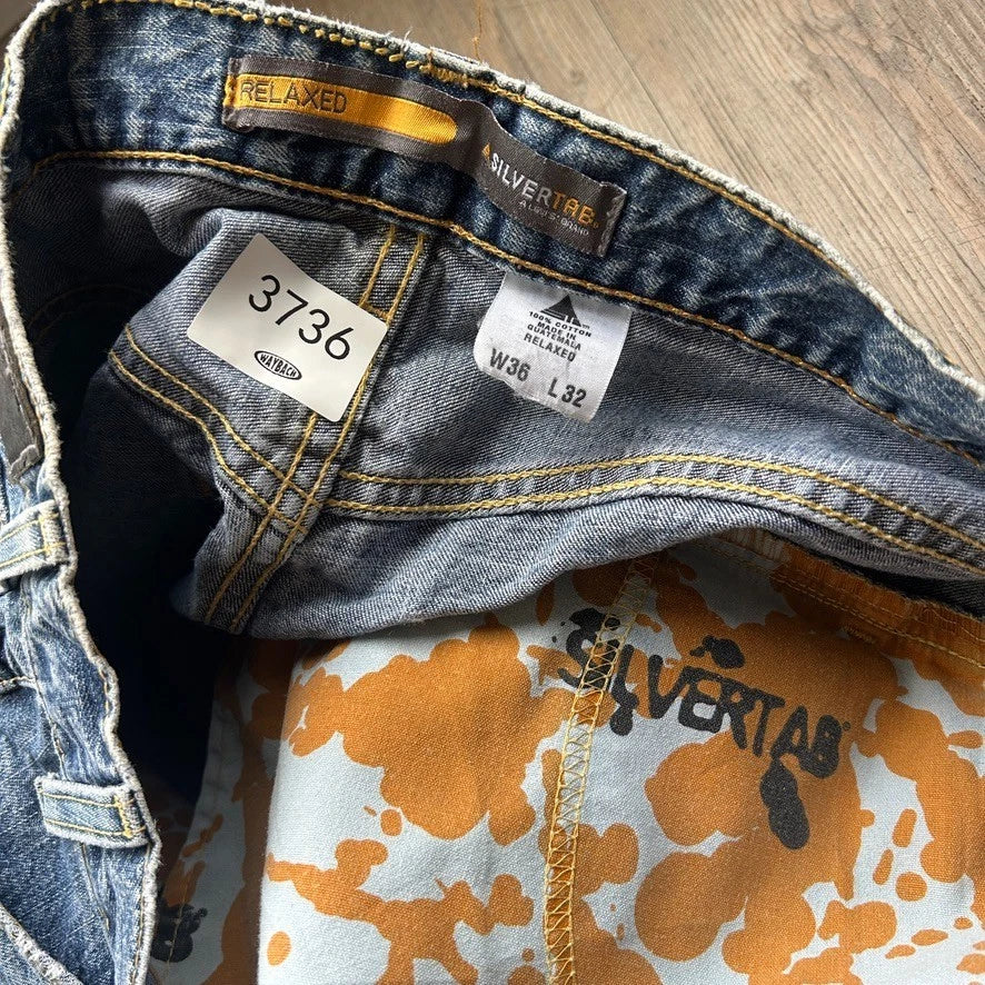VINTAGE | Levis SilverTab Faded Blue Relaxed Denim Pants sz W35 L32