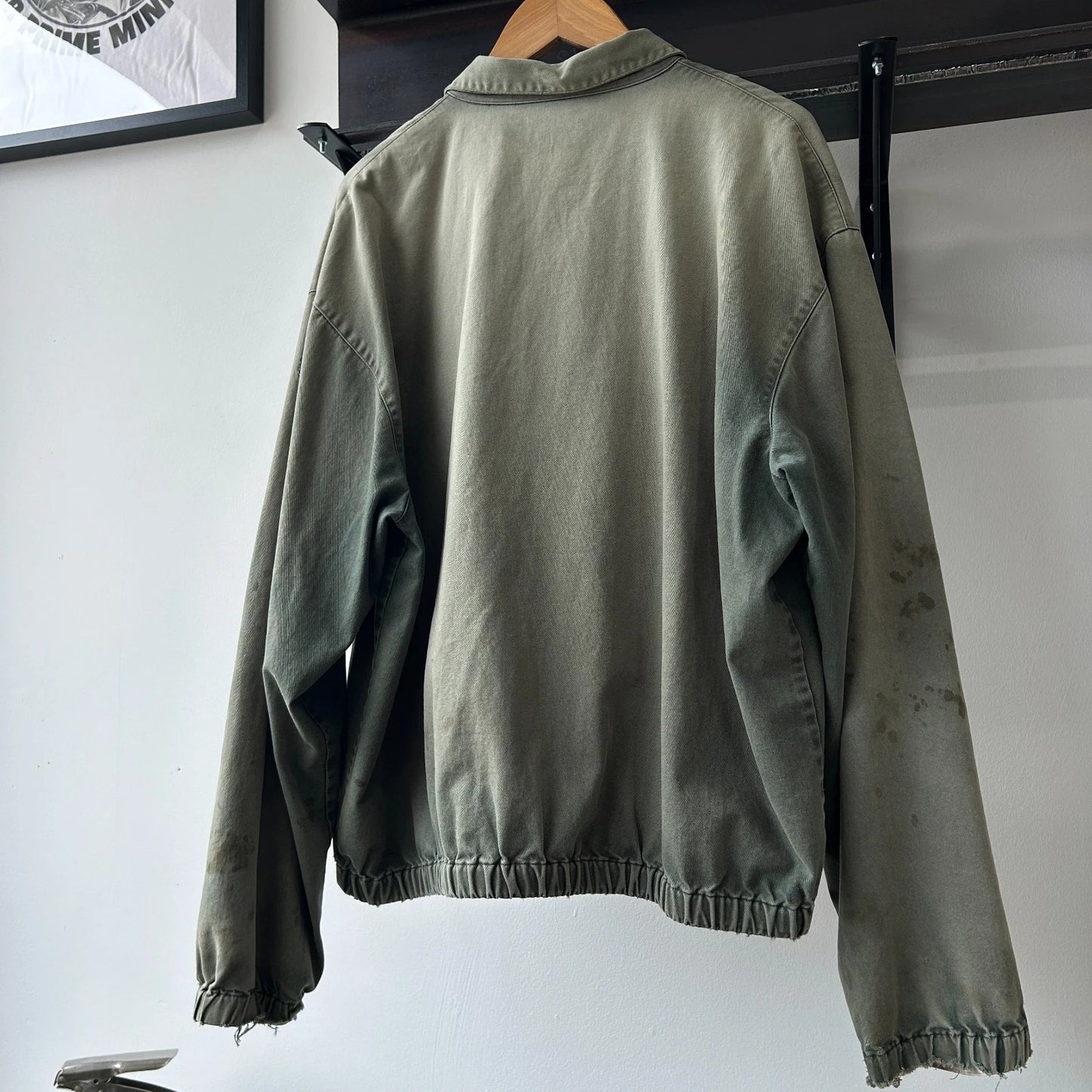 VINTAGE 90s | POLO By Ralph Lauren Sun Faded Thrashed Harrington Jacket sz L