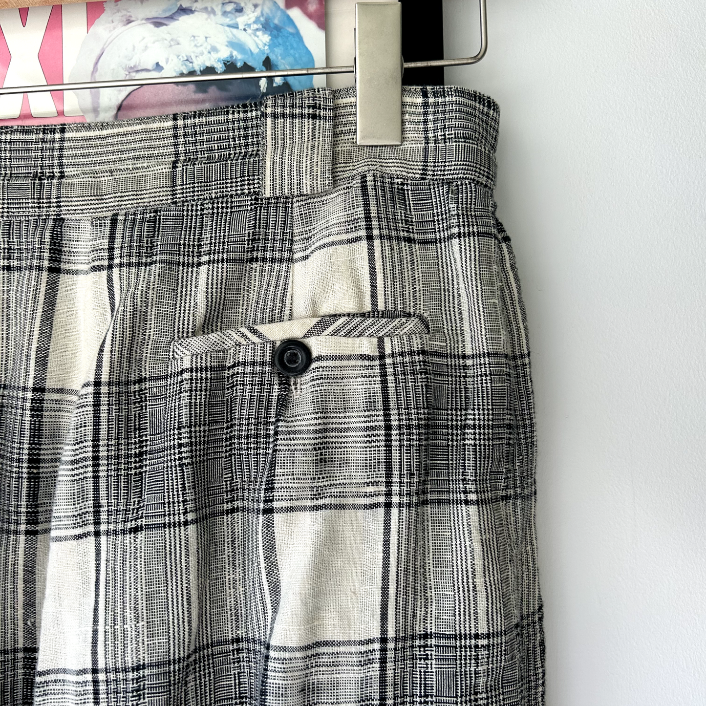 Vintage 1980s Giorgio Plaid Sant Angelo Plaid Shorts sz W26