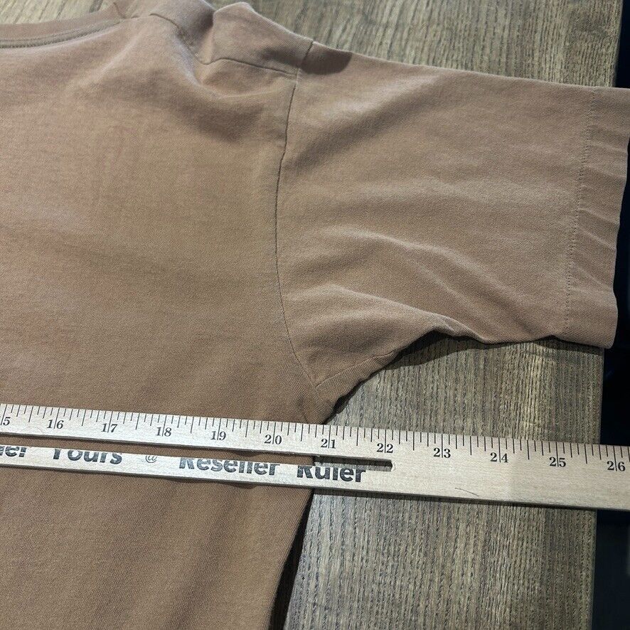 VINTAGE 90s | Faded Brown Blank FOTL T-Shirt sz XL
