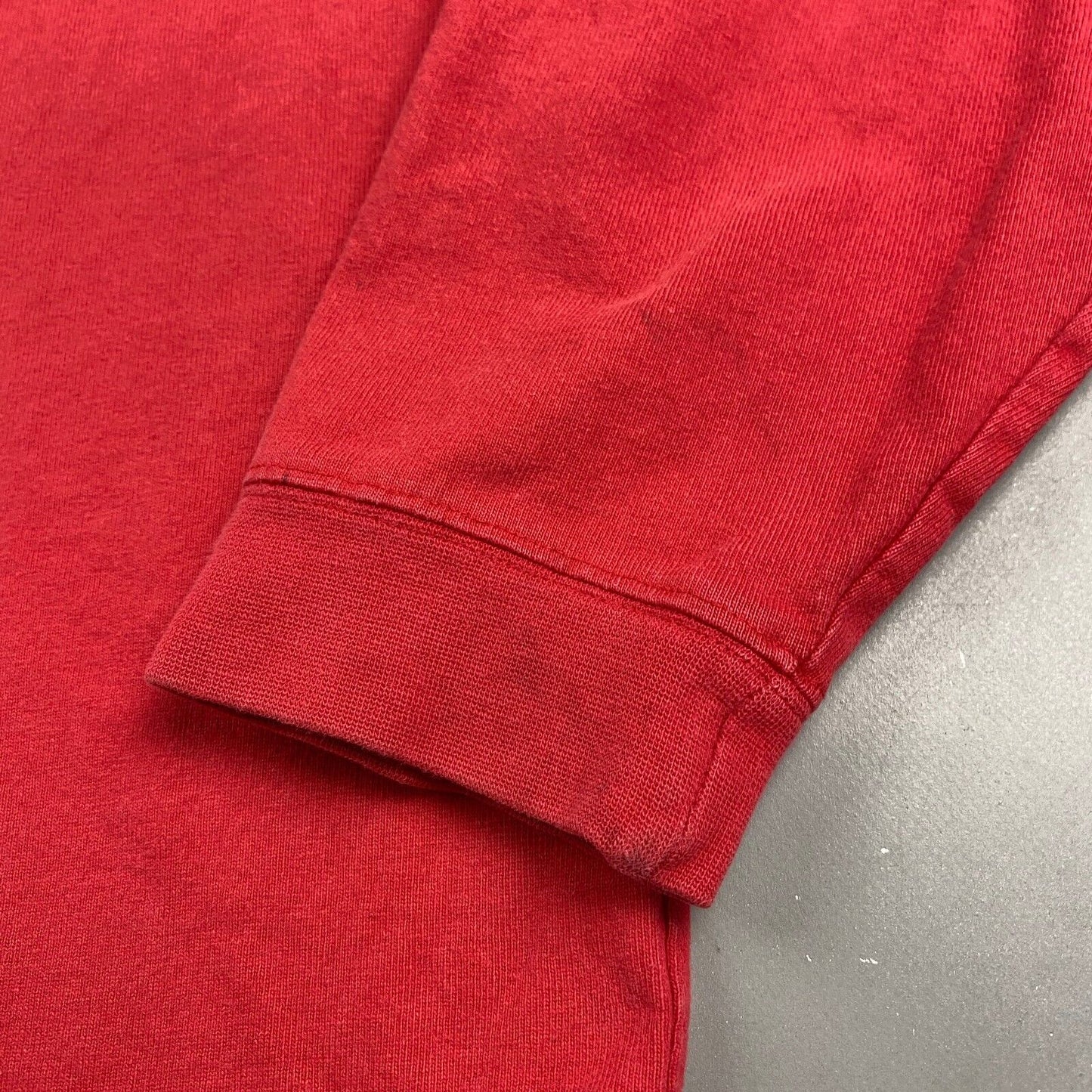 VINTAGE GAP Blank Red Turtle Neck Long Sleeve T-Shirt sz XL Men Adult