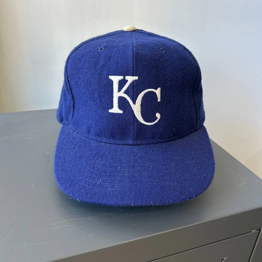 Vintage 90s | Kansas City Royals Wool Ted Fletcher MLB Snapback Hat sz OS