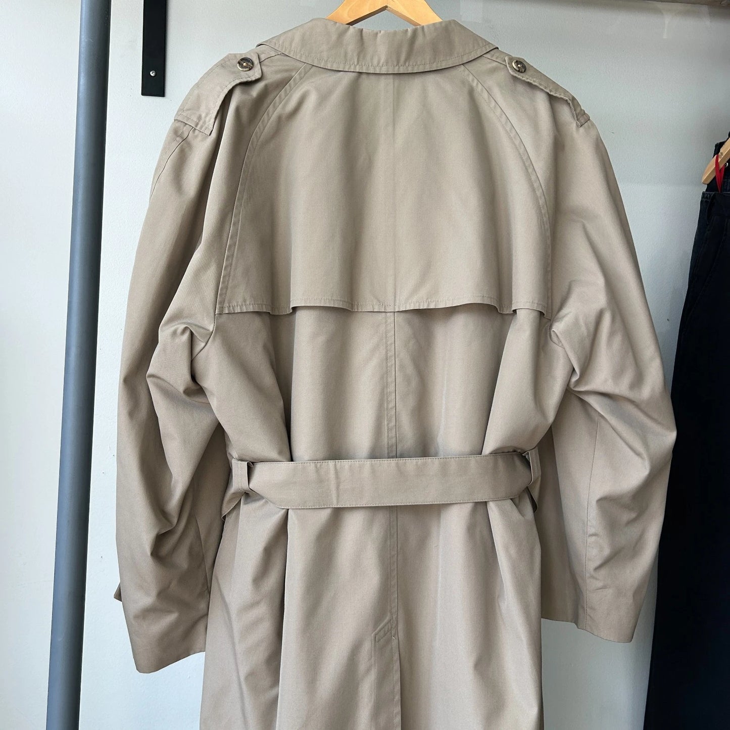 VINTAGE | Christian Dior Monsieur Wool Blend Lined Trench Coat Jacket sz 46R