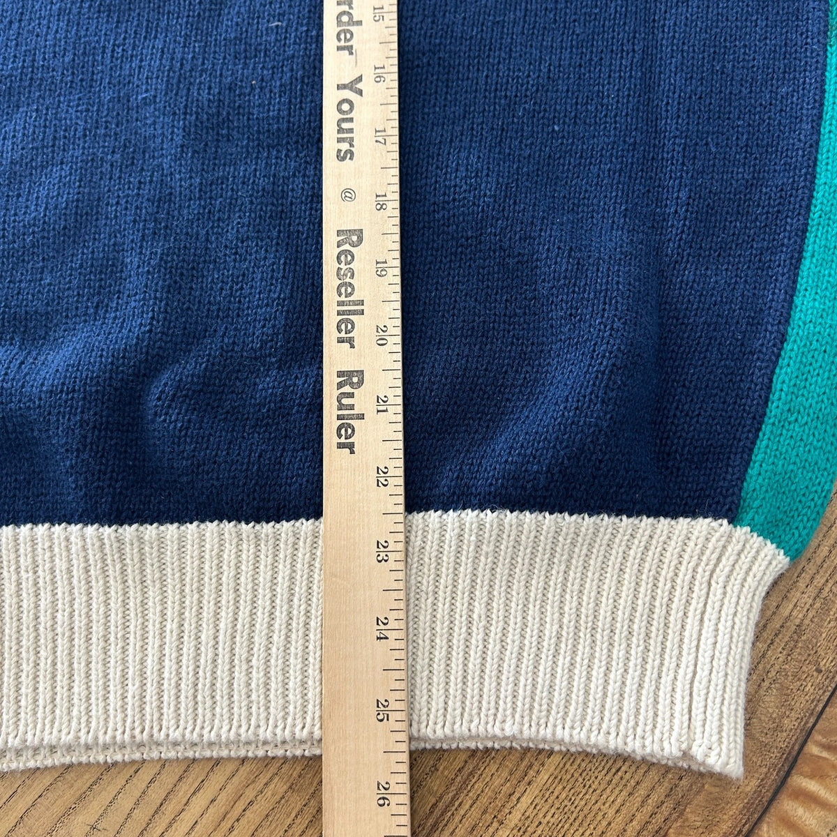 PAR FOUR | GOLF Shot Embroidered Artwork Vintage Knit Sweater sz M