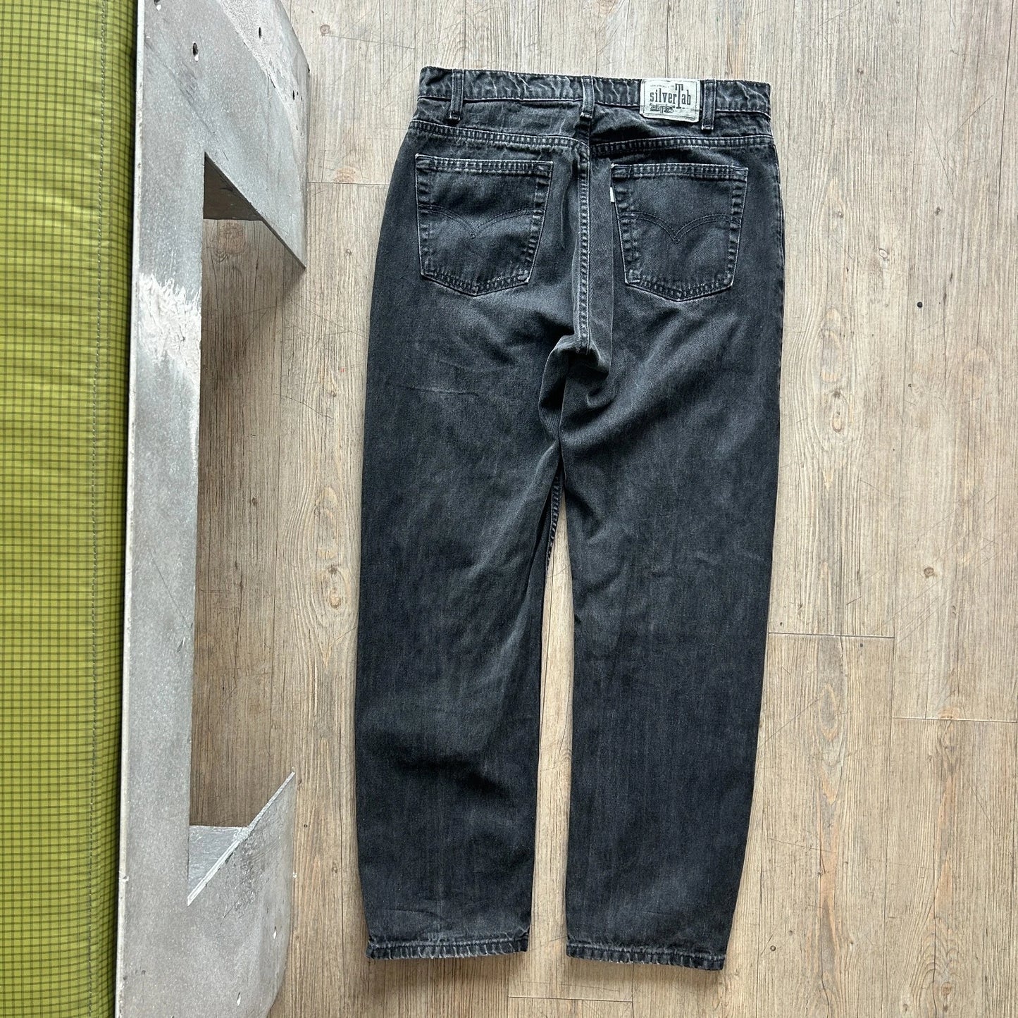 VINTAGE | Levi's SilverTab Relaxed Fit Black Denim Jeans Pants W32 L30