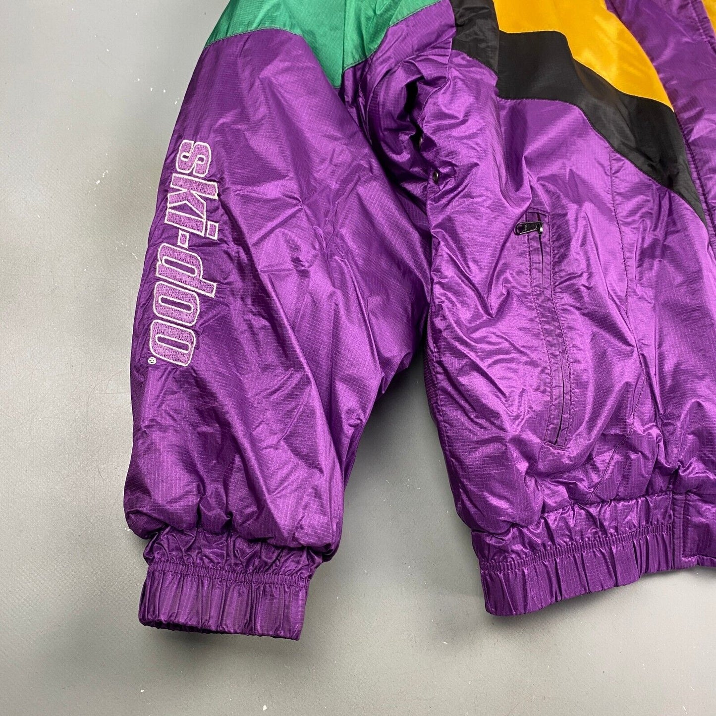VINTAGE 90s Ski-Doo Rotax Performance Insulated Down Jacket sz Medium Adult