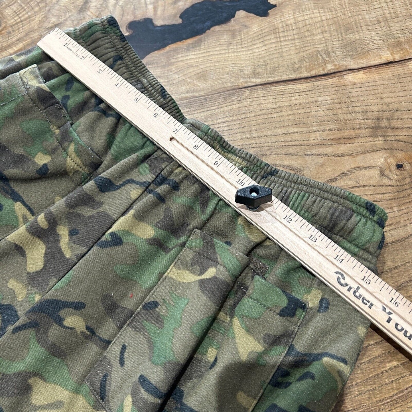 VINTAGE 90s | Camel Joe Camo Cargo Sweat Pants W30 L30