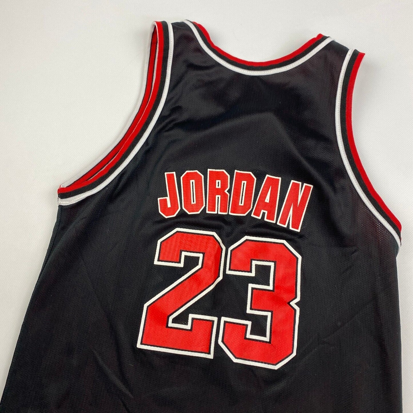 VINTAGE 90s Champion Chicago Bulls #23 Jordan Basketball Jersey sz L 14-16 Youth