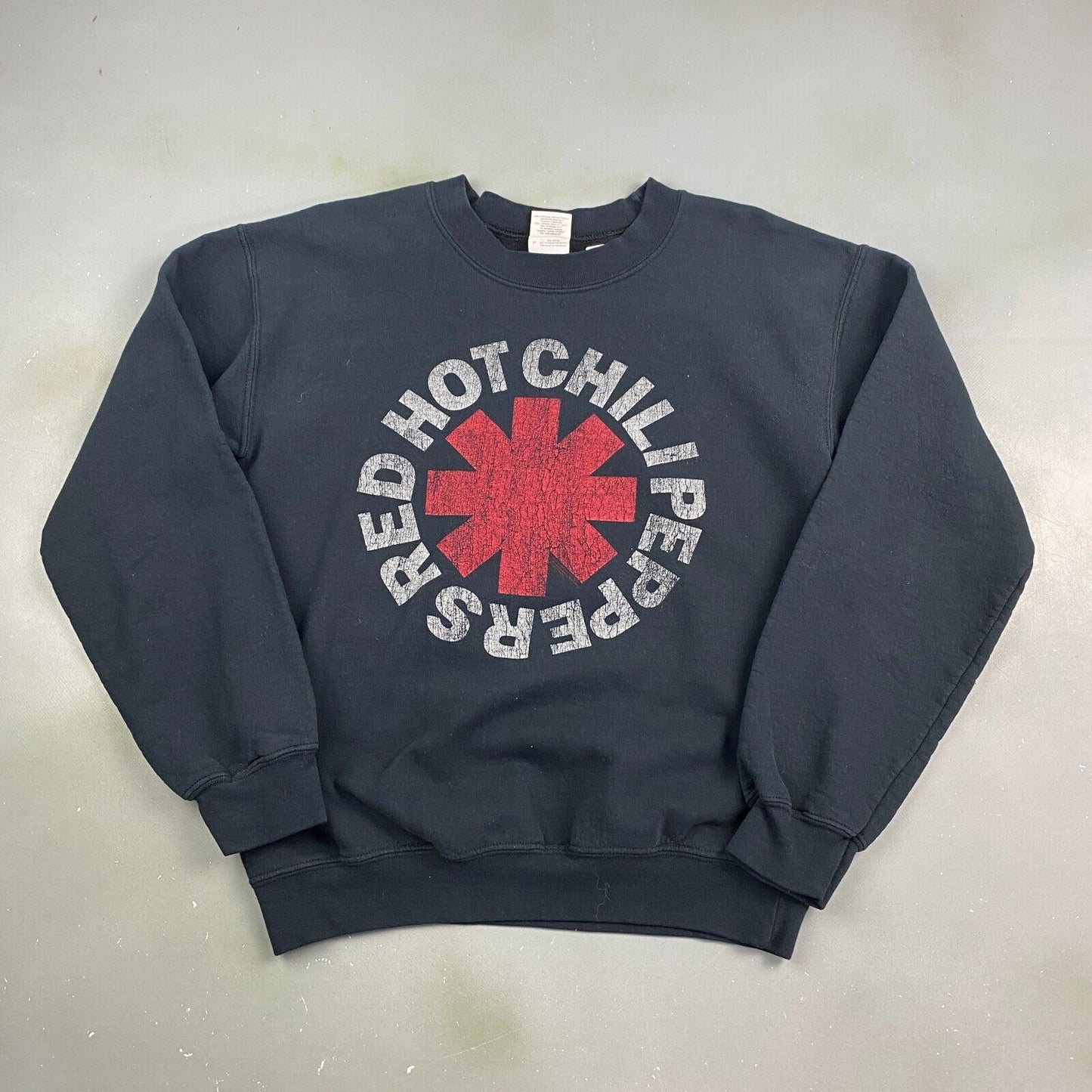 VINTAGE Red Hot Chili Peppers Band Big Logo Crewneck Sweater sz Small Men