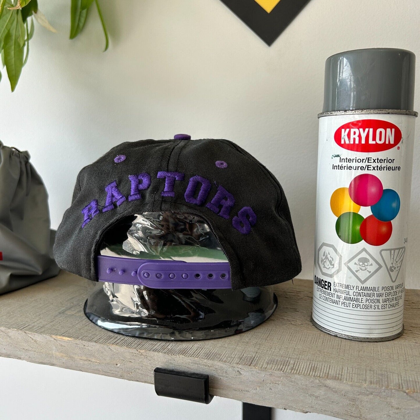 VINTAGE 90s | Toronto Raptors Snapback HAT sz OS