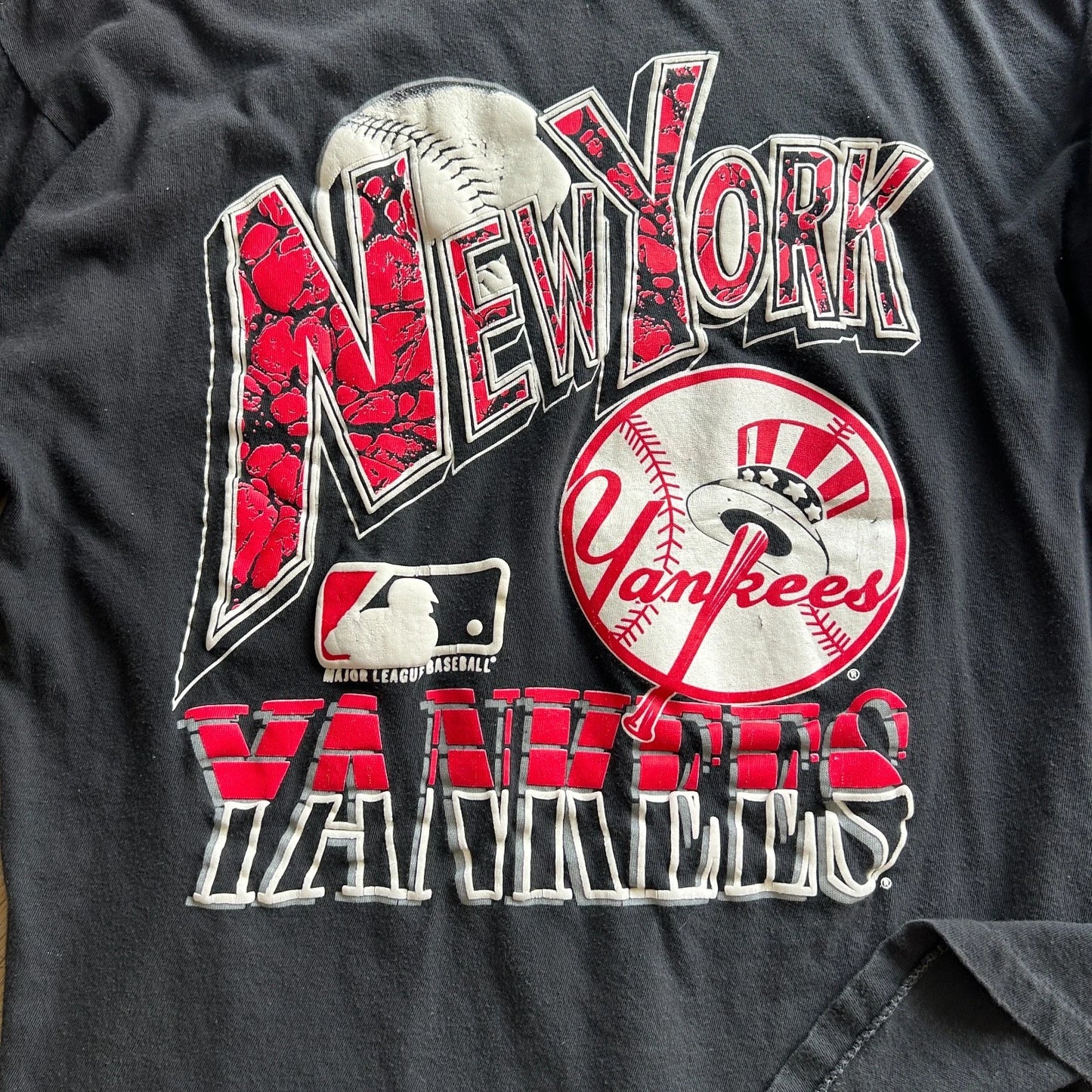 VINTAGE 90s | New York Yankees MLB Baseball T-Shirt sz XL