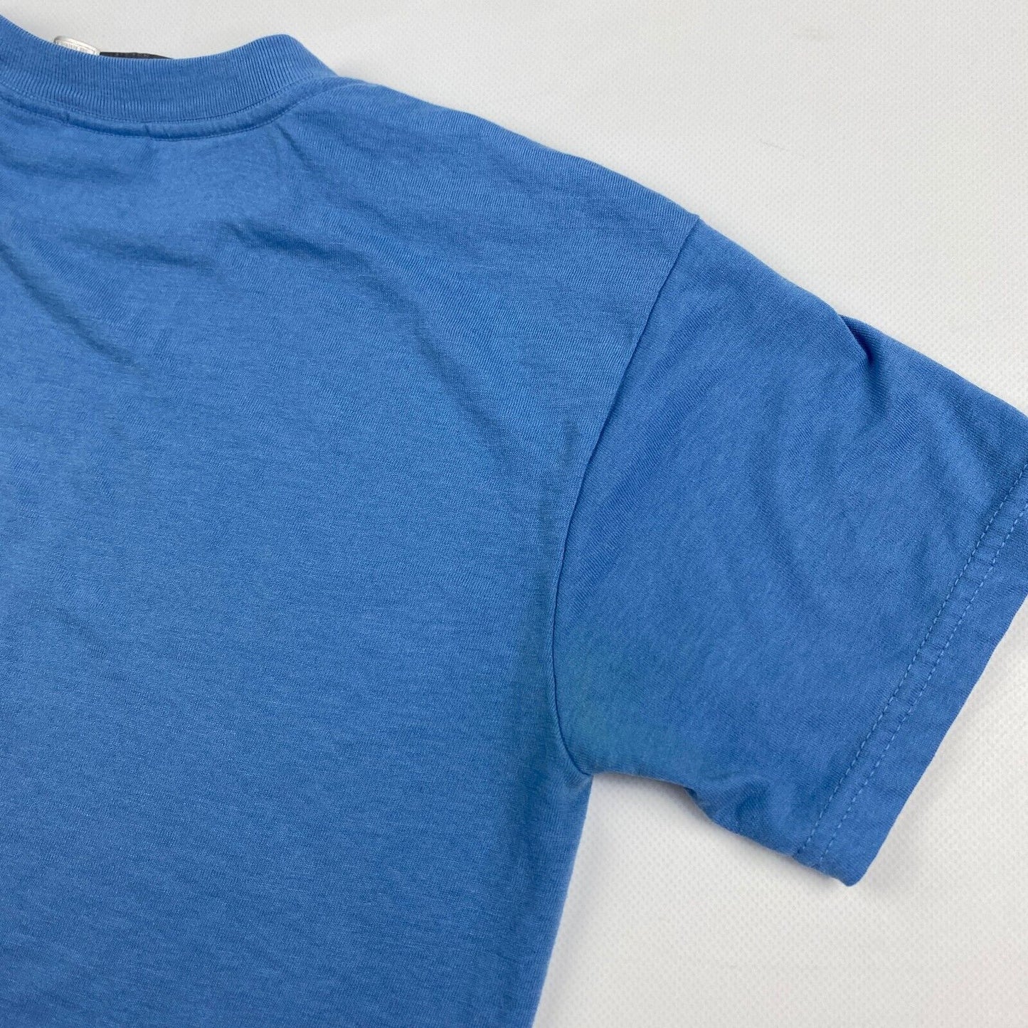 VINTAGE NIKE Running 3M Print Baby Blue T-Shirt sz Medium Womens