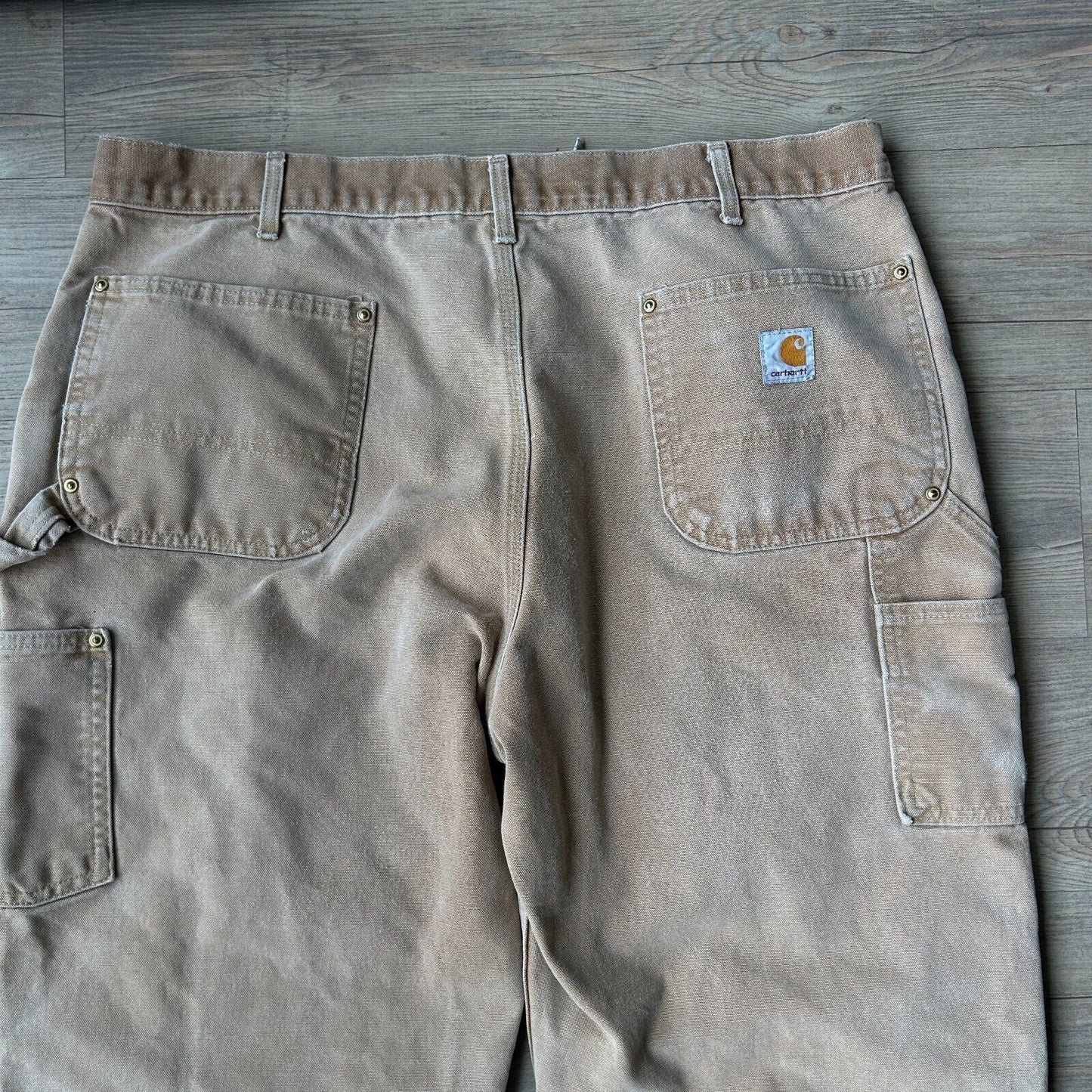 VINTAGE | Carhartt Faded Double Knee Loose Workwear Pants sz W38 L32