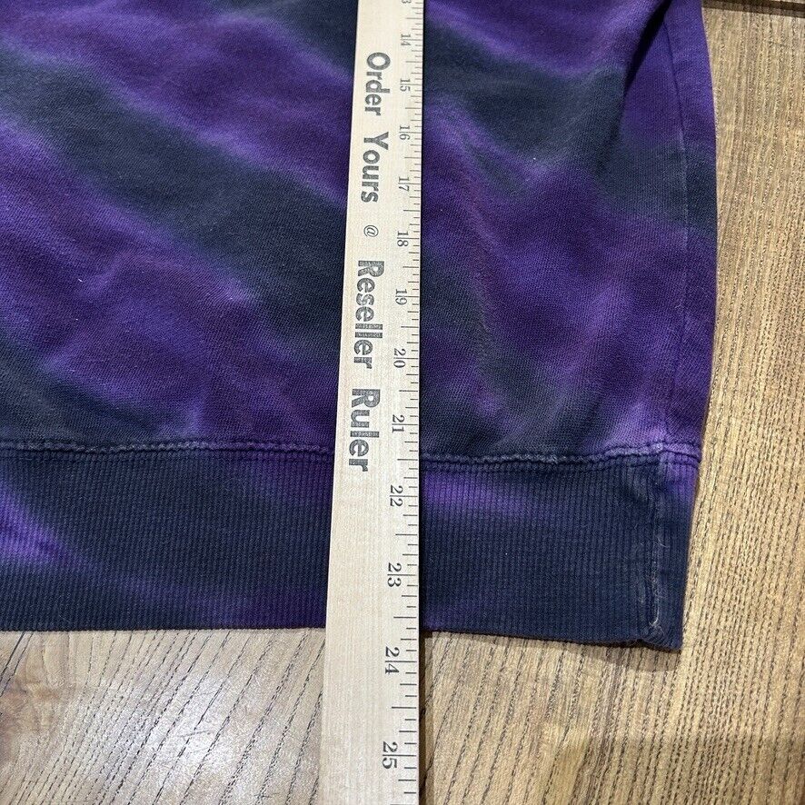 VINTAGE | Thrasher Magazine Purple Tye Dye Hoodie Sweater sz M