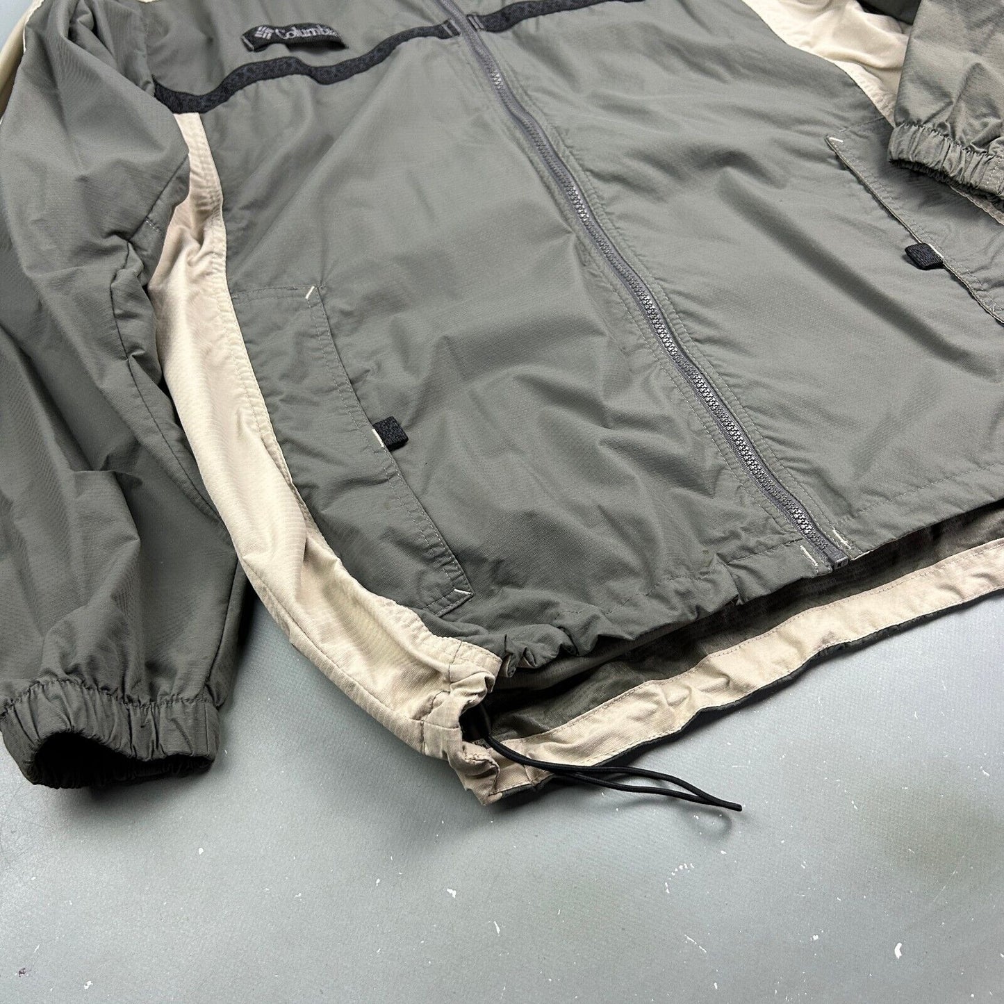 VINTAGE | Columbia Two Tone Tactical Packable Shell Jacket sz L Adult