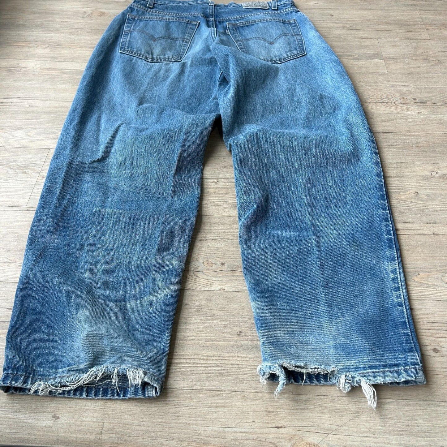 VINTAGE 90s | Levis SilverTab Baggy Faded Jeans Pants sz W34 L32