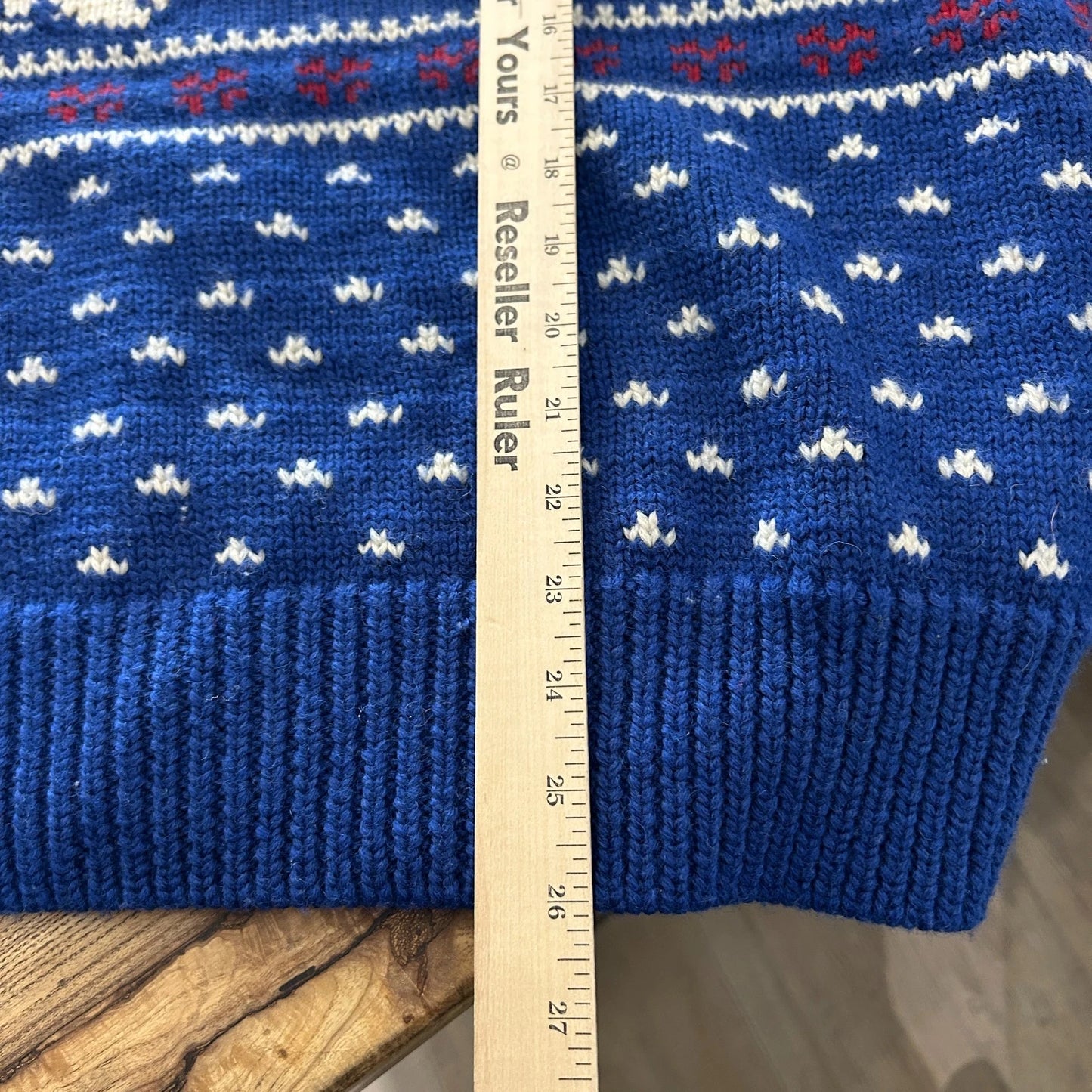 VINTAGE | Ralph Lauren RUGBY Indian Head Shawl Knit Sweater sz L