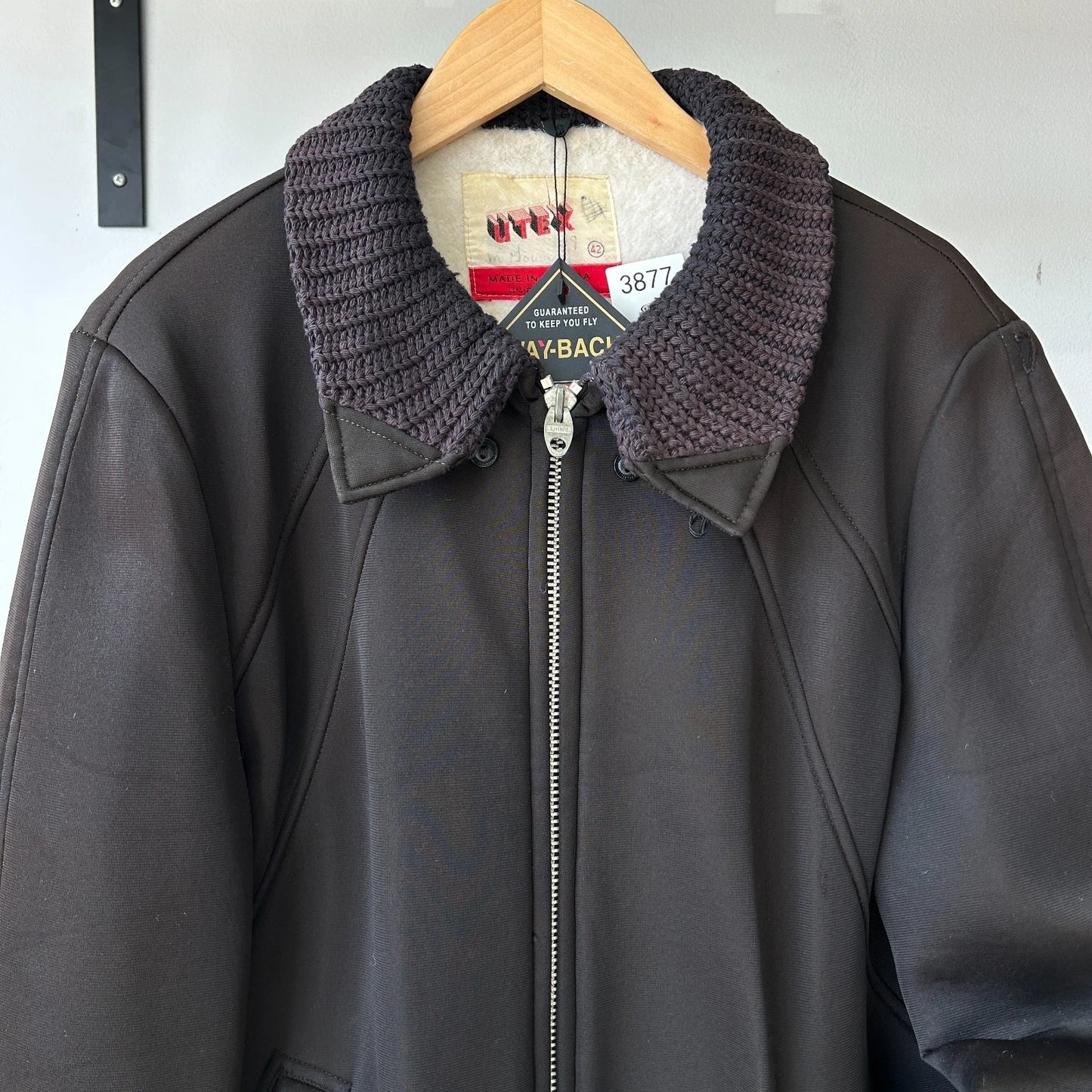 VINTAGE 70s | Utex Union Made Bomber Jacket sz 42 M/L