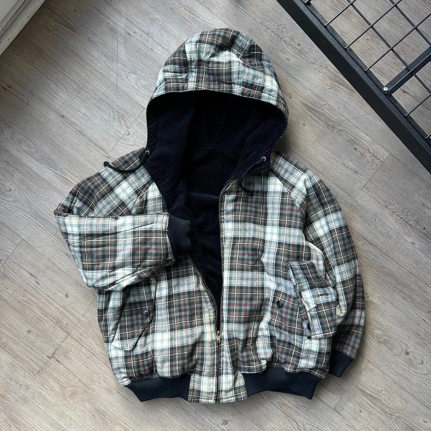 VINTAGE 80s | Issey Miyake I.S. Chisato Tsumori Reversible Hooded Jacket sz 9