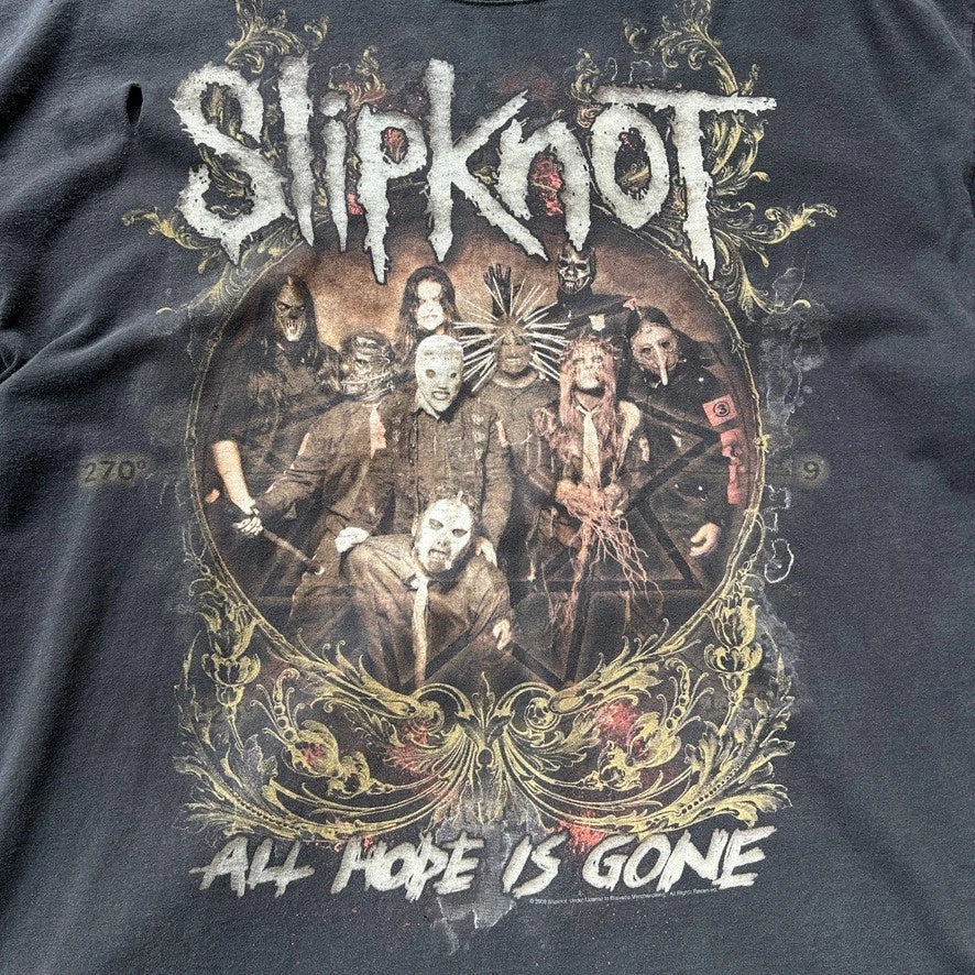 VINTAGE | Slipknot All Hope Is Gone Thrashed Band T-Shirt sz XL