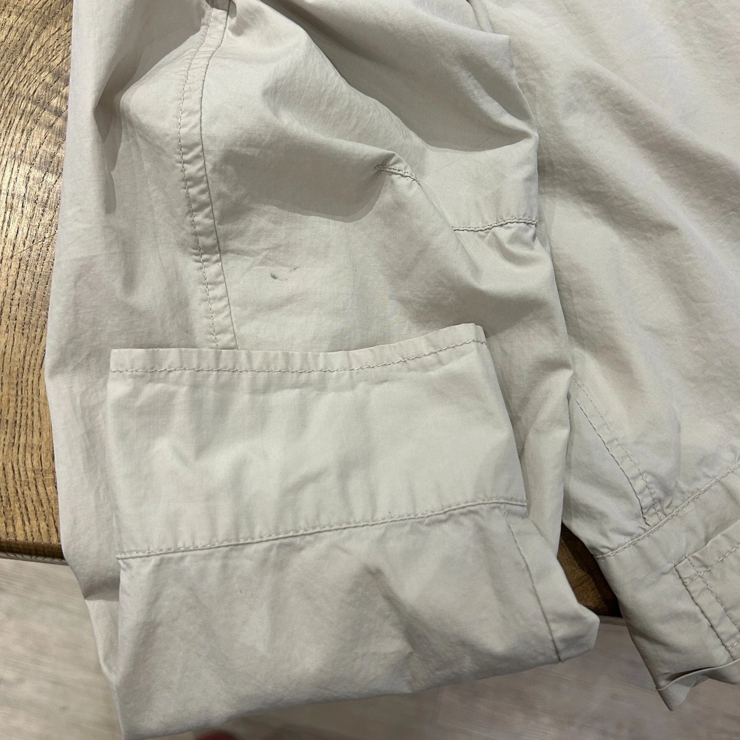 VINTAGE | VALENTINO Jeans Cream Blouson Light Jacket sz L 54