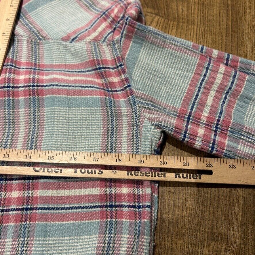 VINTAGE | Salt Valley Plaid Flannel Button Down Shirt sz S