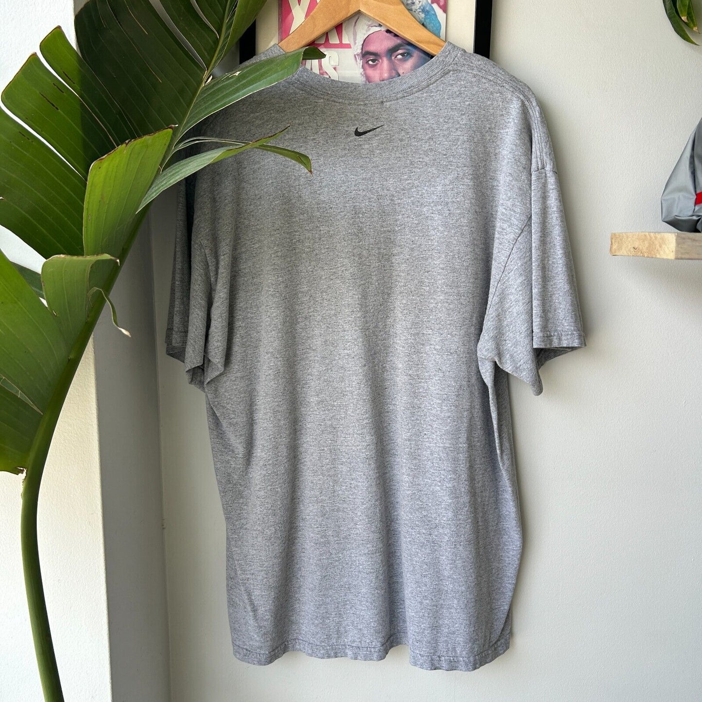 VINTAGE | Team NIKE Park Mid Swoosh Grey T-Shirt sz XL