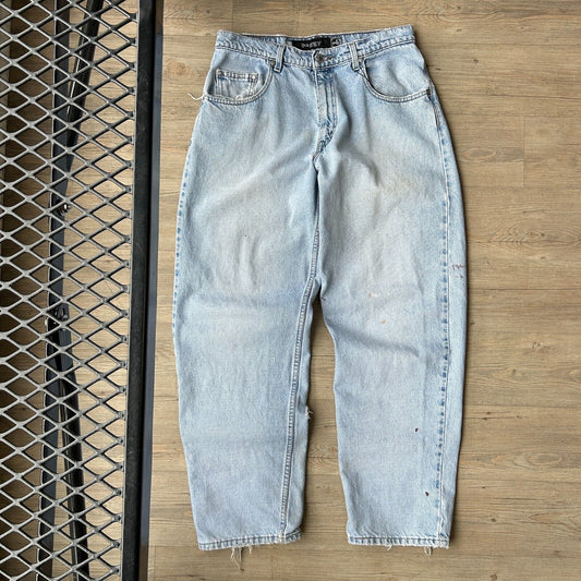VINTAGE 90s | Levis SilverTab Baggy Light Wash Jeans Pants sz W32 L32