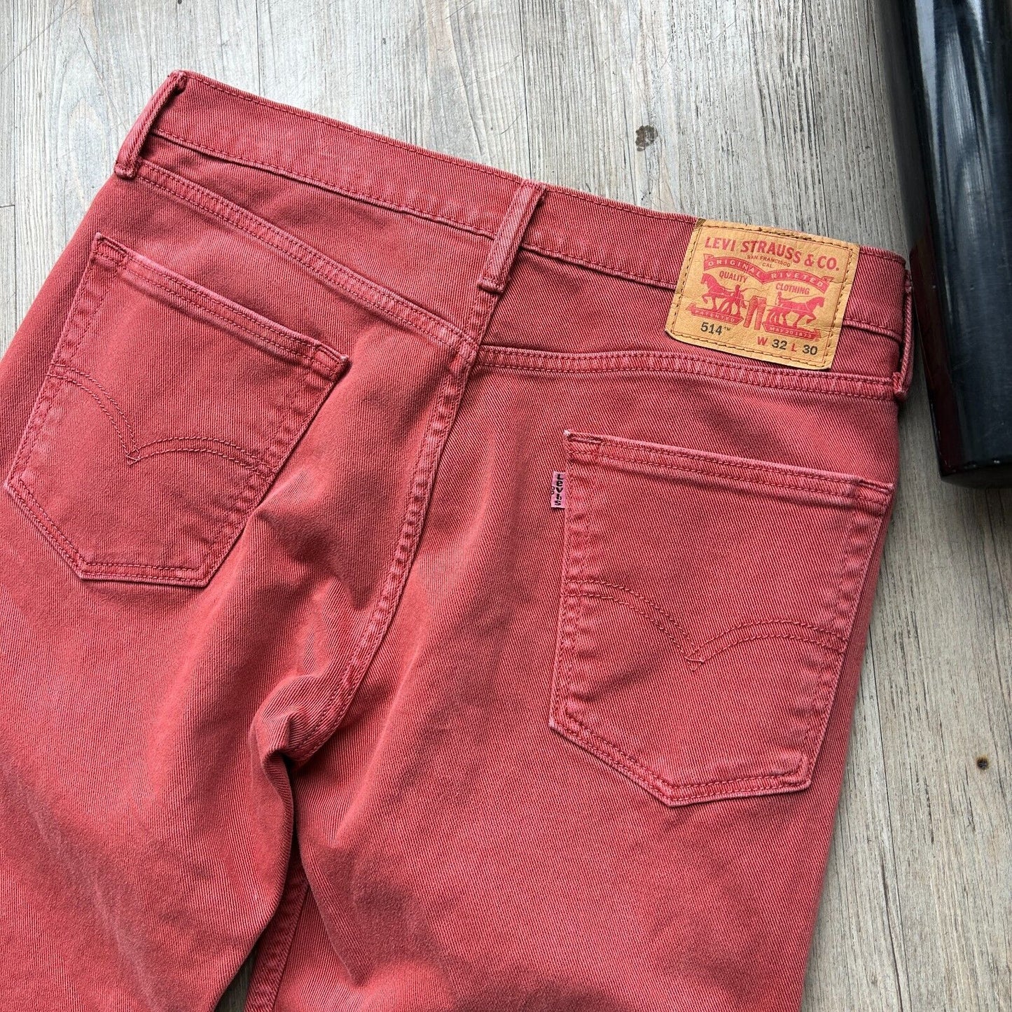 VINTAGE | LEVIS 514 Over Dyed Pink Jeans Pants sz W32 L30