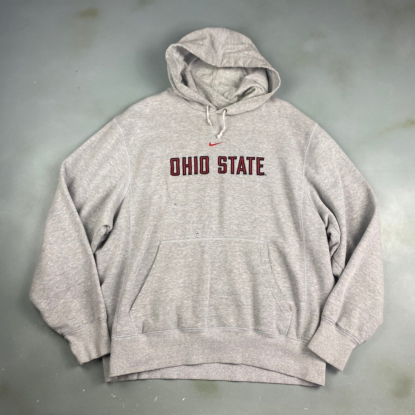 VINTAGE Nike Mid Check Ohio State Hoodie Sweater sz XL Mens