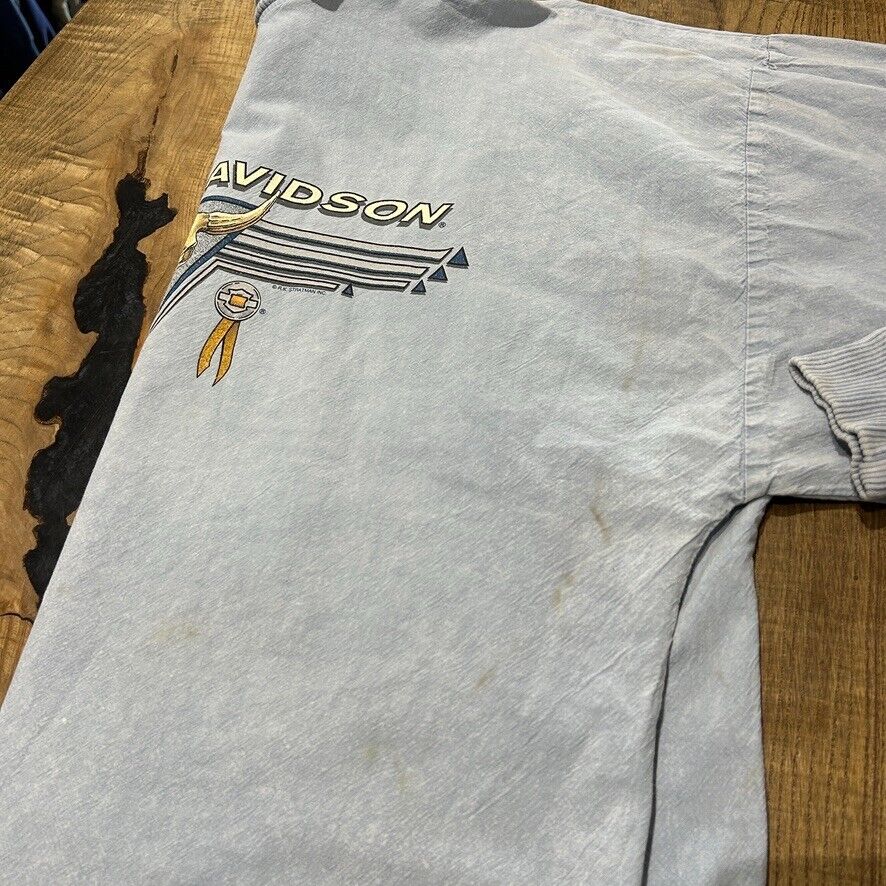 VINTAGE 90s | Harley Davidson Workman Polo Crew Shirt sz XL