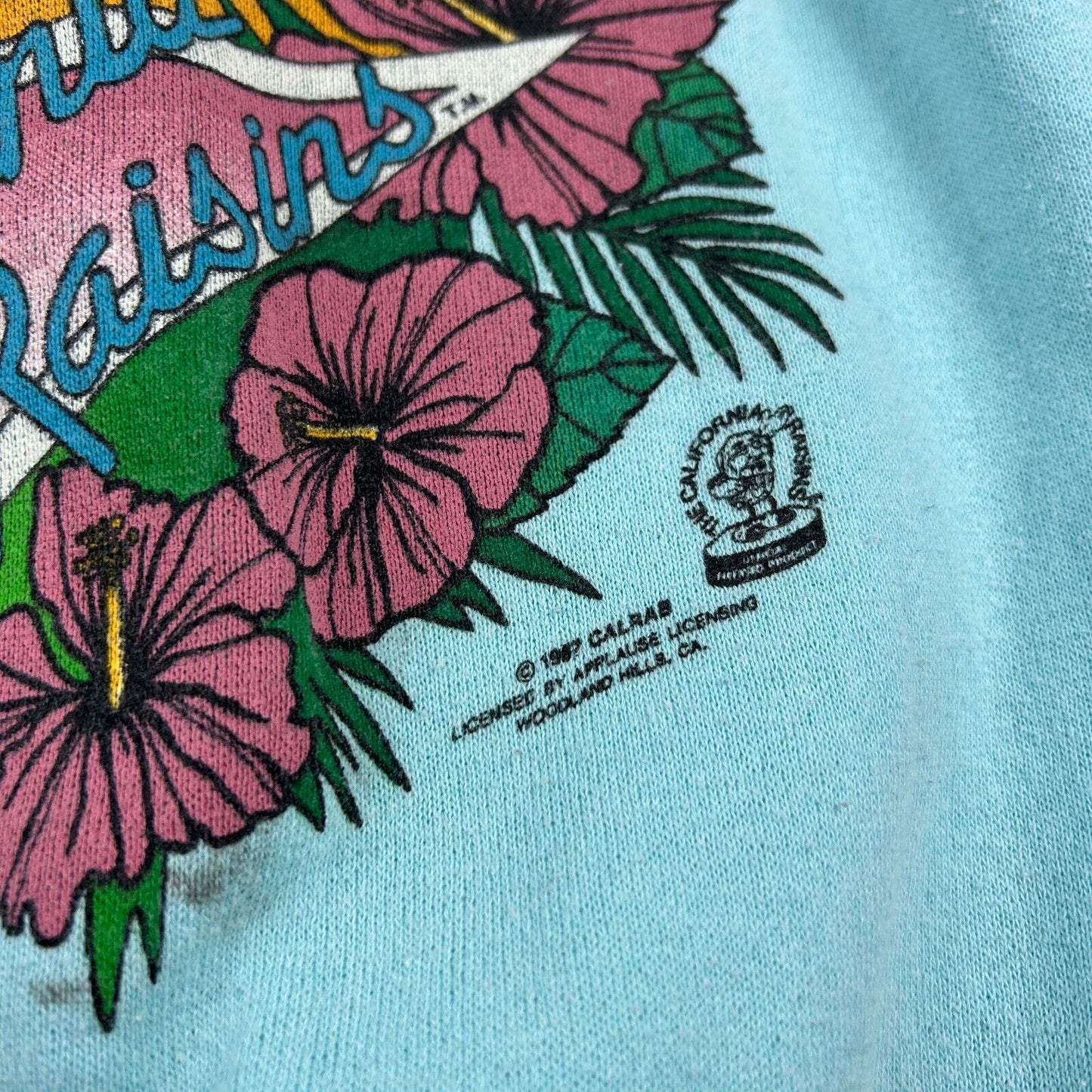 VINTAGE 1987 | The California Raisins Conga! Crewneck Sweater sz M Adult