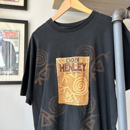 VINTAGE 90s | Don Henley World Tour Band T-Shirt sz L