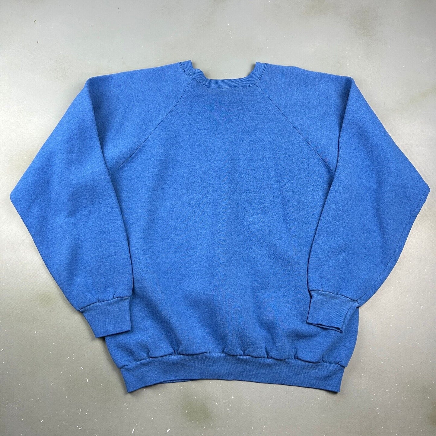 VINTAGE 90s | NASHVILLE Big City Lights Blue Crewneck Sweater sz L Adult