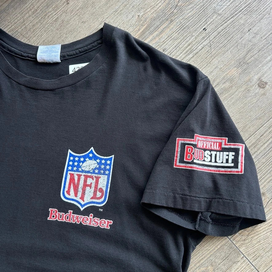 VINTAGE 1994 | NFL Super Bowl Football Budweiser T-Shirt sz L/XL